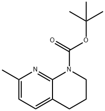 7-METHYL-3,4-DIHYDRO-2H-[1,8]NAPHTHYRIDINE-1-CARBOXYLIC ACID TERT-BUTYL ESTER