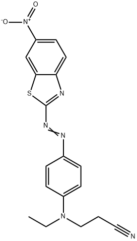 3-[ethyl[4-[(6-nitrobenzothiazol-2-yl)azo]phenyl]amino]propiononitrile