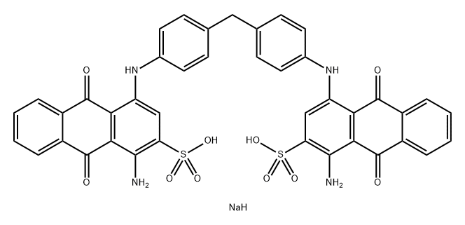 disodium 4,4'-[methylenebis(4,1-phenyleneimino)]bis[1-amino-9,10-dihydro-9,10-dioxoanthracene-2-sulphonate] 