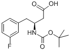 BOC-(S)-3-AMINO-4-(3-FLUOROPHENYL)BUTYRIC ACID