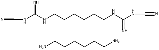 Poly(hexamethylenebicyanoguanide-hexamethylenediamine) hydrochloride