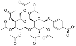 4-Nitrophenyl4-O-(2,3,4,6-tetra-O-acetyl-b-D-galactopyranosyl)-2,3,6-tri-O-acetyl-b-D-thioglucopyranoside