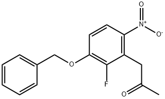 1-(3-(Benzyloxy)-2-fluoro-6-nitrophenyl)propan-2-one