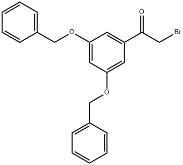 1-[3,5-bis(phenylmethoxy)phenyl]-2-bromoethan-1-one