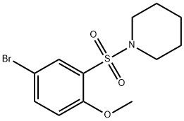 1-(5-BROMO-2-METHOXYBENZENESULPHONYL)PIPERIDINE