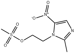 2-methyl-5-nitro-1H-imidazole-1-ethyl methanesulphonate