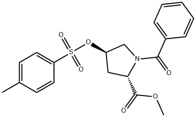 (2S,4R)-Methyl 1-benzoyl-4-(tosylo×y)pyrrolidine-2-carbo×ylate