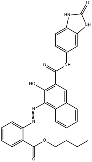 Butyl 2-[[3-[[(2,3-dihydro-2-oxo-1H-benzimidazol-5-yl)amino]carbonyl]-2-hydroxy-1-naphthyl]azo]benzoate