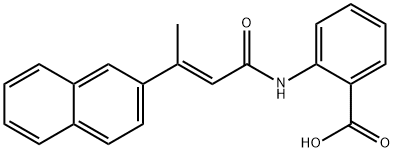 2-[[(2E)-3-(2-NAPHTHALENYL)-1-OXO-2-BUTEN-1-YL]AMINO]BENZOIC ACID