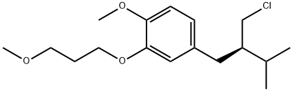 Benzene, 4-[(2R)-2-(chloromethyl)-3-methylbutyl]-1-methoxy-2-(3-methoxypropoxy)-