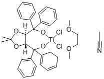 (4R,5R)-(-)-2,2-DIMETHYL-TETRAPHENYL-1,3-DIOXOLANE-4,5-DIMETHANOLATO[1,2-BIS(DIMETHOXY)ETHANE]TITANIUM(IV) DIC