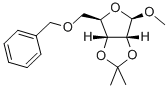 Methyl 2,3-O-isopropylidene-5-O-benzyl-beta-D-ribofuranoside