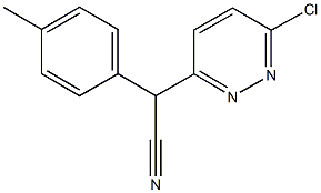 2-(6-CHLOROPYRIDAZIN-3-YL)-2-(4-METHYLPHENYL)ACETONITRILE