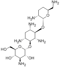 (2R,3R,4S,5S,6R)-4-Amino-2-[(1S,2S,3R,4S,6R)-4,6-diamino-3-[(2R,3R,6S)-3-amino-6-(aminomethyl)oxan-2-yl]oxy-2-hydroxy-cyclohexyl]oxy-6-(hydroxymethyl)oxane-3,5-diol