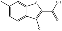 3-CHLORO-6-METHYLBENZO(B)THIOPHENE-2-CA&