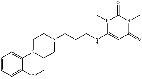 6-[[3-[4-(2-Methoxyphenyl)-1-piperazinyl]propyl]amino]-1,3-dimethyluracil