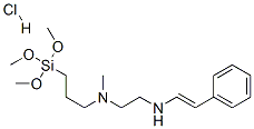 3-(N-Styrylmethyl-2-aminoethylamino)-propyltrimethoxysilane hydrochloride 