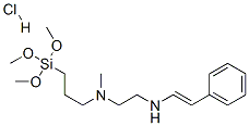 3-(N-Styrylmethyl-2-aminoethylamino)-propyltrimethoxysilane hydrochloride