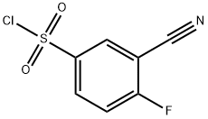 3-CYANO-4-FLUOROBENZENESULFONYL CHLORIDE