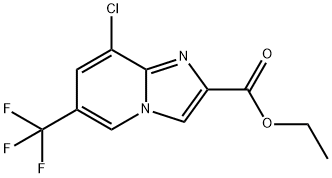 ETHYL 8-CHLORO-6-(TRIFLUOROMETHYL)IMIDAZO[1,2-A]PYRIDINE-2-CARBOXYLATE