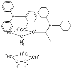 (R)-1-[(R)-2-[2-(DIPHENYLPHOSPHINO)PHENYL]-FERROCENYL]ETHYLDICYCLOHEXYLPHOSPHINE