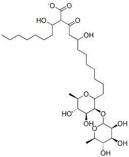 2-O-rhamnopyranosyl-rhamnopyranosyl-3-hydroxyldecanoyl-3-hydroxydecanoate