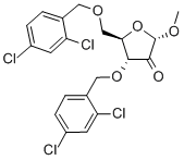 1-O-Methyl-3,5-bis-O-[(2,4-dichlorophenyl)methyl]-alpha-D-erthro-pentofuranoside-2-ulose