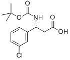 BOC-(R)-3-AMINO-3-(3-CHLORO-PHENYL)-PROPIONIC ACID
