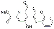 1-HYDROXY-5-OXO-5H-PYRIDO[3,2-A]PHENOXAZINE-3-CARBOXYLIC ACID MONOSODIUM SALT