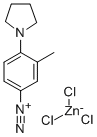 3-Methyl-4-(1-pyrrolidinyl)benzenediazonium trichlorozincate