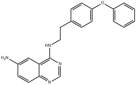 6-AMINO-4-(4-PHENOXYPHENYLETHYLAMINO)QUINAZOLINE