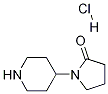 1-(Piperidin-4-yl)pyrrolidin-2-one HCl