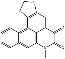 5H-Benzo[g]-1,3-benzodioxolo[6,5,4-de]quinoline-5,6(7H)-dione, 7-methy l-