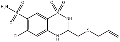 6-CHLORO-3,4-DIHYDRO-3-[(2-PROPENYLTHIO)METHYL]-2H-1,2,4-BENZOTHIADIAZINE-7-SULFONAMIDE 1,1-DIOXIDE
