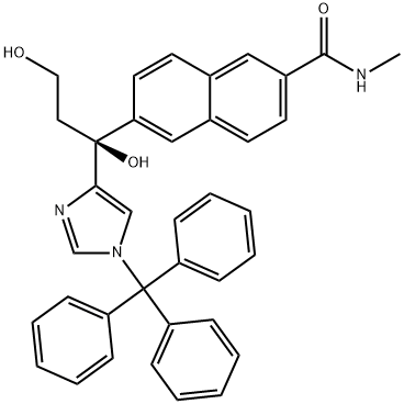 (S)-6-(1,3-dihydroxy-1-(1-trityl-1H-iMidazol-4-yl)propyl)-N-Methyl-2-naphthaMide