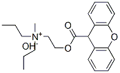 methyldipropyl[2-[(9H-xanthen-9-ylcarbonyl)oxy]ethyl]ammonium hydroxide