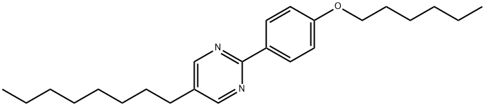 2-[4-N-(HEXYLOXY)PHENYL]-5-N-OCTYLPYRIMIDINE