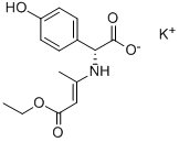 Potassium (R)-((3-ethoxy-1-methyl-3-oxoprop-1-enyl)amino)(4-hydroxyphenyl)acetate