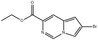 ethyl 6-bromoH-pyrrolo[1,2-f]pyrimidine-3-carboxylate