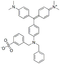 [4-[[4-(alpha-benzyl-3-sulphonatobenzyl)amino]phenyl][4-(dimethylamino)phenyl]methylene]cyclohexa-2,5-dien-1-ylidene]dimethylammonium
