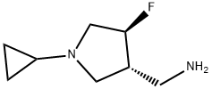 3-Pyrrolidinemethanamine,N-cyclopropyl-4-fluoro-,(3R,4S)-(9CI)