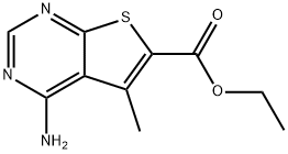 ethyl 4-amino-5-methylthieno[2,3-d]pyrimidine-6-carboxylate