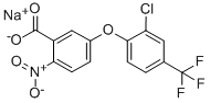 5-(2-Chloro-4-(trifluoro-methyl)phenoxy)-2-nitro-benzoic acid sodium salt