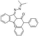 (3E)-2-(2,2-diphenylacetyl)-3-(propan-2-ylidenehydrazinylidene)inden-1-one