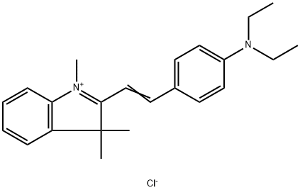 2-[2-[4-(diethylamino)phenyl]vinyl]-1,3,3-trimethyl-3H-indolium chloride 