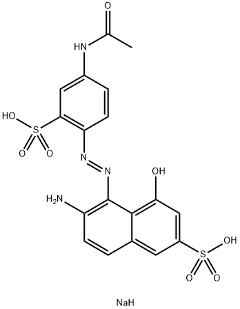 disodium 5-((4-acetylamino-2-sulphophenyl)azo)-6-amino-4-hydroxynaphthalene-2-disulphonate
