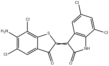 3-(6-Amino-5,7-dichloro-3-oxobenzo[b]thiophen-2(3H)-ylidene)-5,7-dichloroindolin-2-one