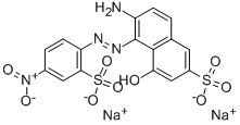 disodium 6-amino-4-hydroxy-5-[(4-nitro-2-sulphonatophenyl)azo]naphthalene-2-sulphonate 