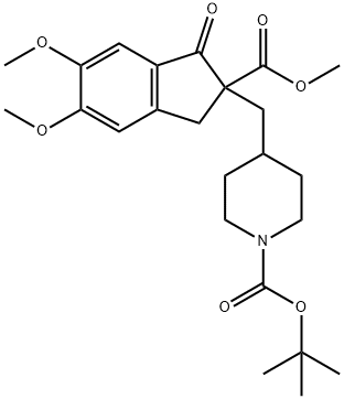 1-t-BOC-[4-((5,6-diMethoxy-2-Methoxycarbonylindan-1-on)-2yl)
Methyl]piperidine