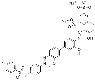 disodium 8-[[3,3'-dimethoxy-4'-[[4-[[(p-tolyl)sulphonyl]oxy]phenyl]azo][1,1'-biphenyl]-4-yl]azo]-7-hydroxynaphthalene-1,3-disulphonate